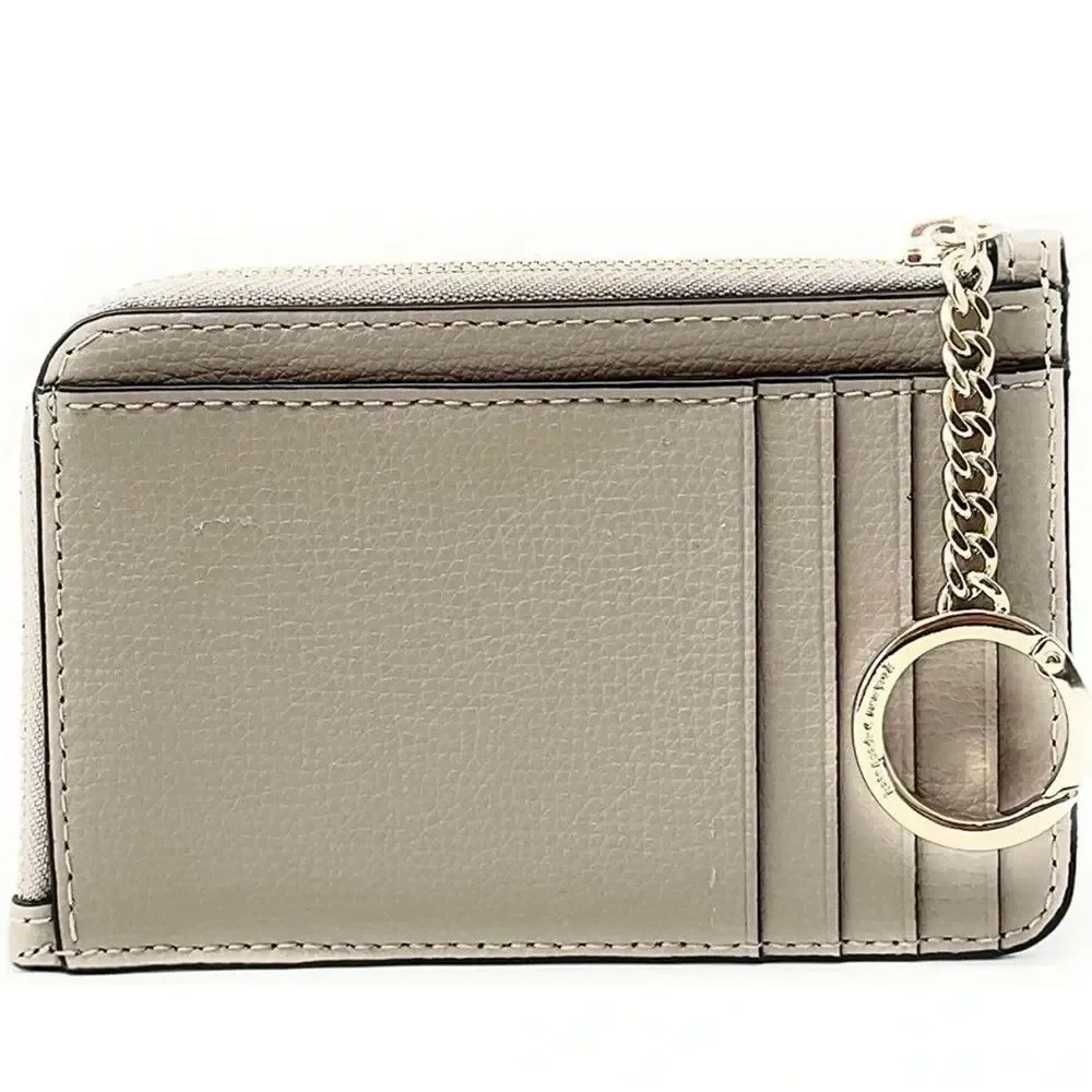 Kate Spade Darcy Medium L-Zip Card Holder Wallet in Warm Taupe WLR00595 NWT